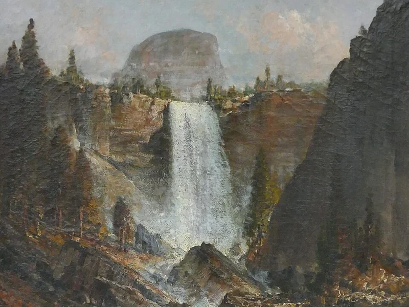 1851-Edward Rufus Hill - Vernal Falls, Yosemite